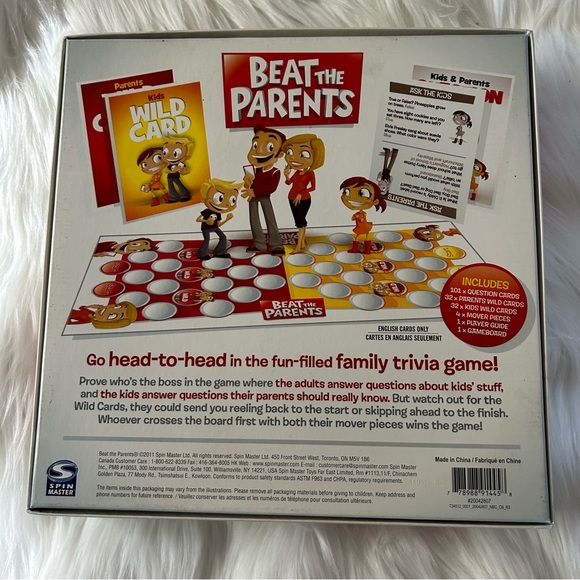 BEAT THE PARENTS BOARD GAME IT’S KIDS VS GROWN-UPS IN THIS FUN FILLED CHALLENGE - Picture 2 of 4